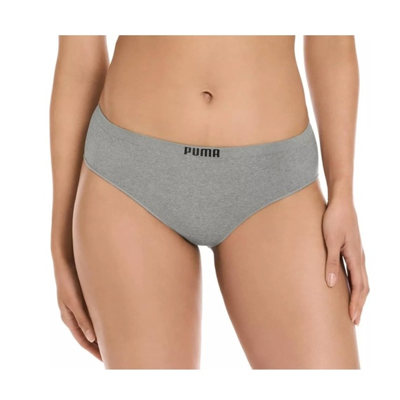 PUMA Women's Seamless Bikini Underwear, Microfiber, Tag-Free, 4-Pack - Picture 2 of 8